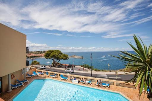 Vue Imprenable - Piscine - Parking Prive - Terrasse - Collioure Daire Dış mekan fotoğraf